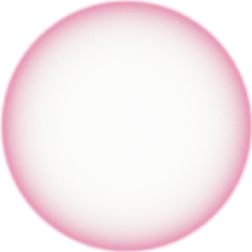 Dreamy Gradient Circle in Outlined Magenta